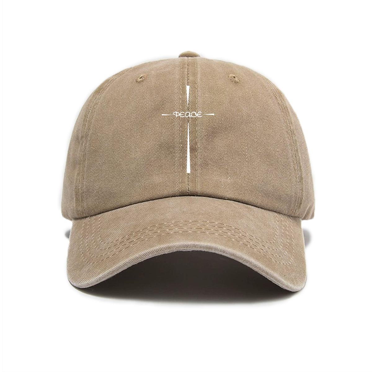 跨境复古休闲百搭款字母印花潮流水洗软顶鸭舌帽男女通用款棒球帽详情4