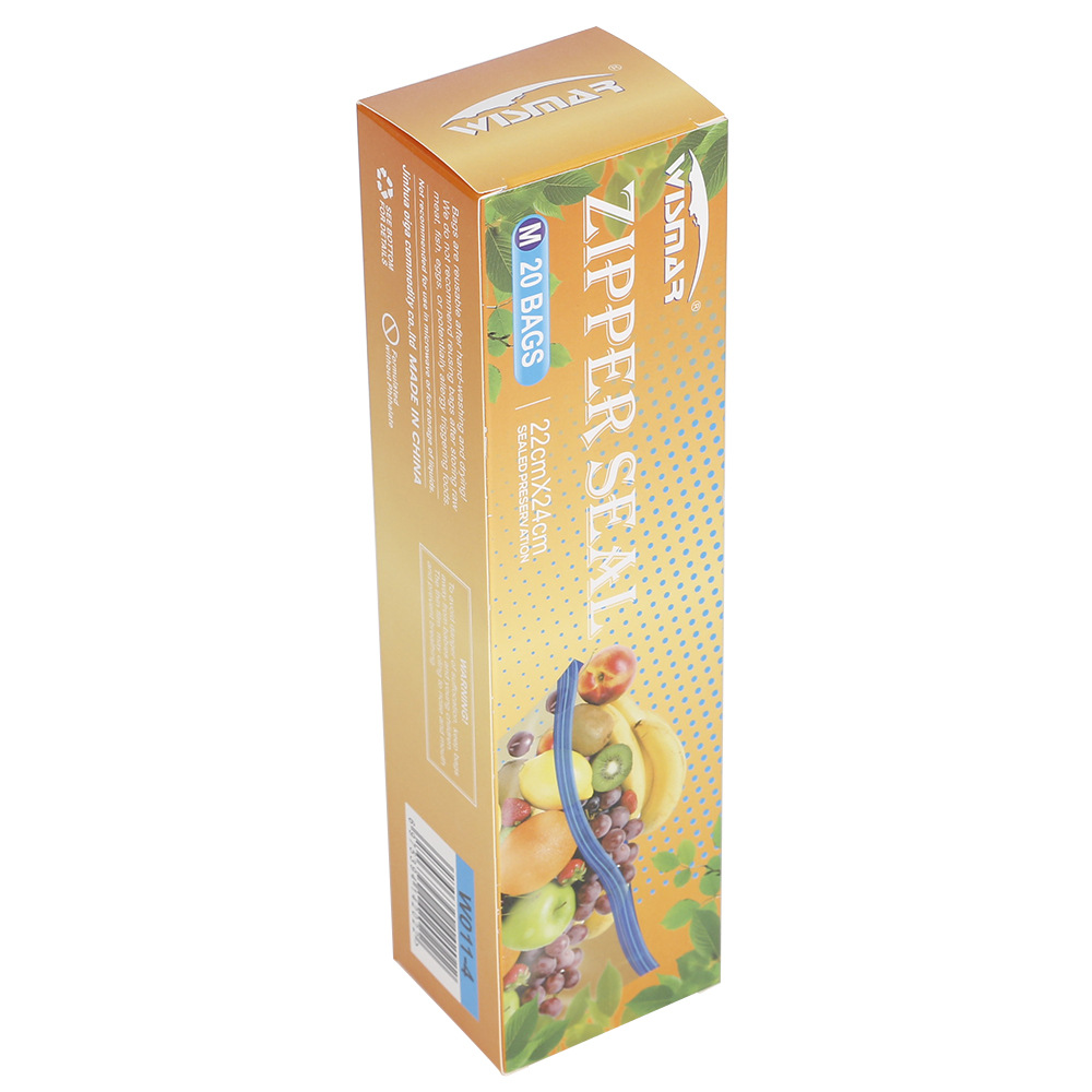 跨境外贸双筋食品密封袋 S/M/L冷冻袋详情7