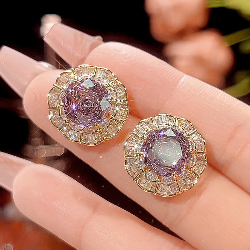 2025新款庄生生珠宝铜底镀金玫瑰切黄金复古拉丝轻奢套装女16-14m详情6