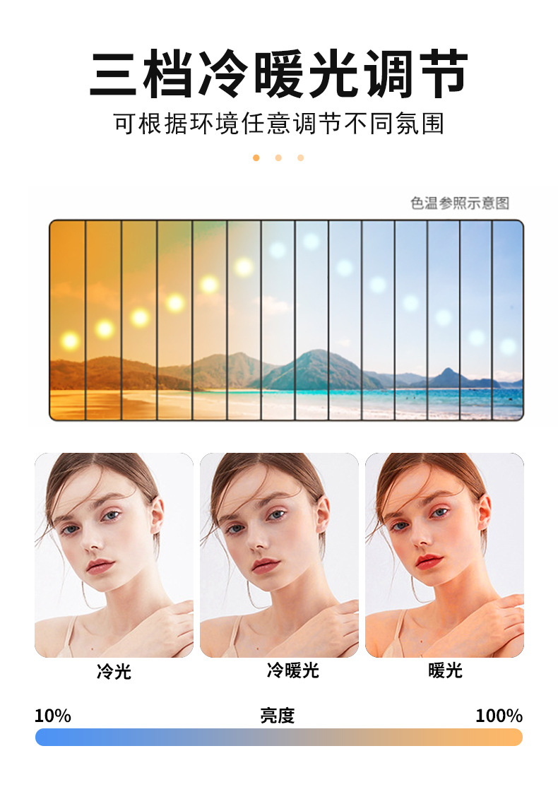 环形补光灯摄影灯服装灯棒柔光补光专业摄影用详情12