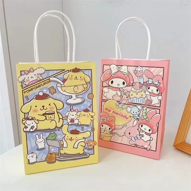 可爱卡通美乐蒂库洛米玉桂狗礼品袋购物手提纸袋饰品店小礼品袋子详情5