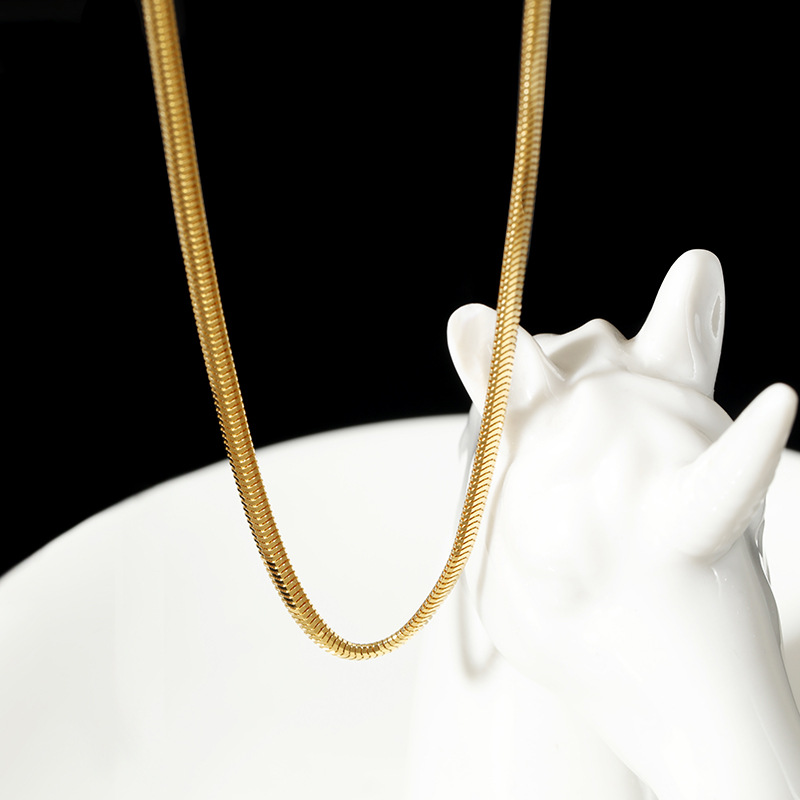 项链925纯银意大利蛇骨链锁骨链女高级感小众气质ins饰品配饰青岛详情9