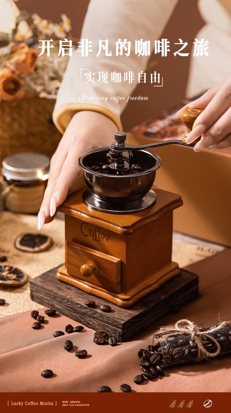 Year-end party gift, coffee machine gift box, high-end business souvenir, creative birthday gift for girlfriend and best friend, practical and ins style pic 1