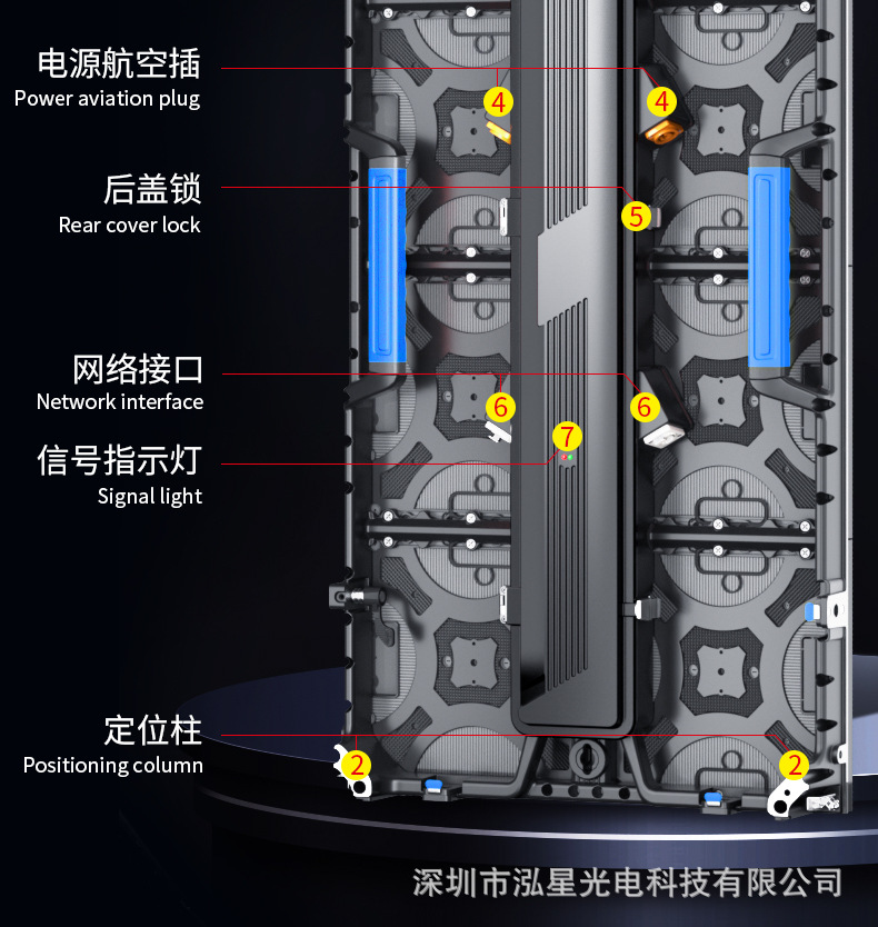 室内P3.91舞台LED租赁显示屏P2.604户外高清P2.976移动拼接电子屏详情13