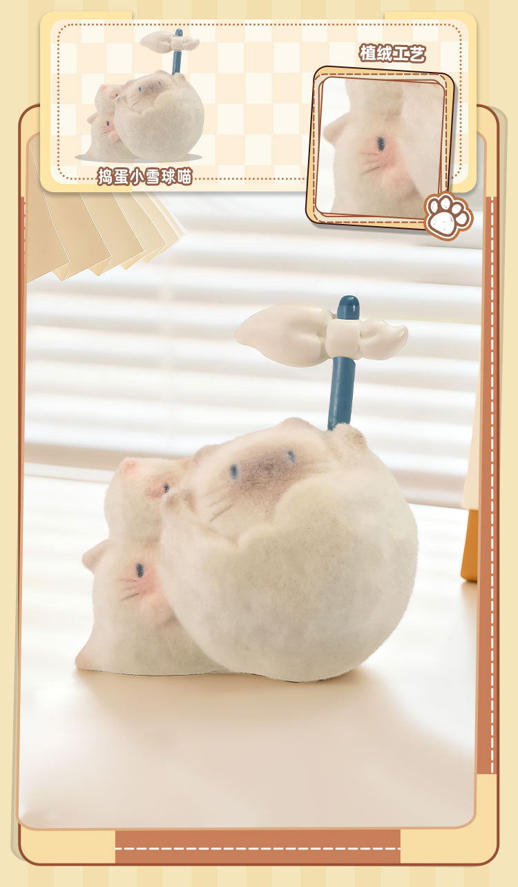 猫猫PAI一缕温暖盲盒卡通可爱桌面树脂摆件多款式搞怪摆件盲盒详情9