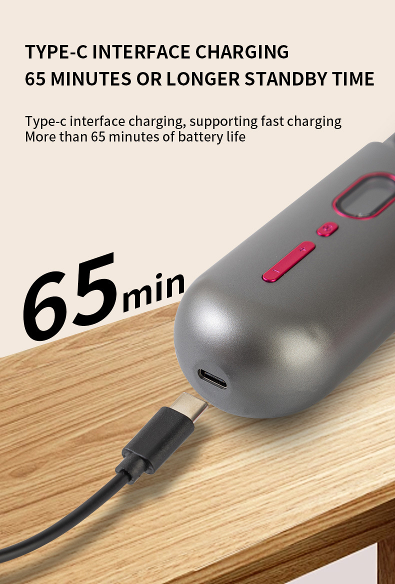 New charging hair straightening comb, wireless portable travel lazy person electric comb, negative ion non-damaging hair straightening and curling dual-purpose hair straightening device pic 8