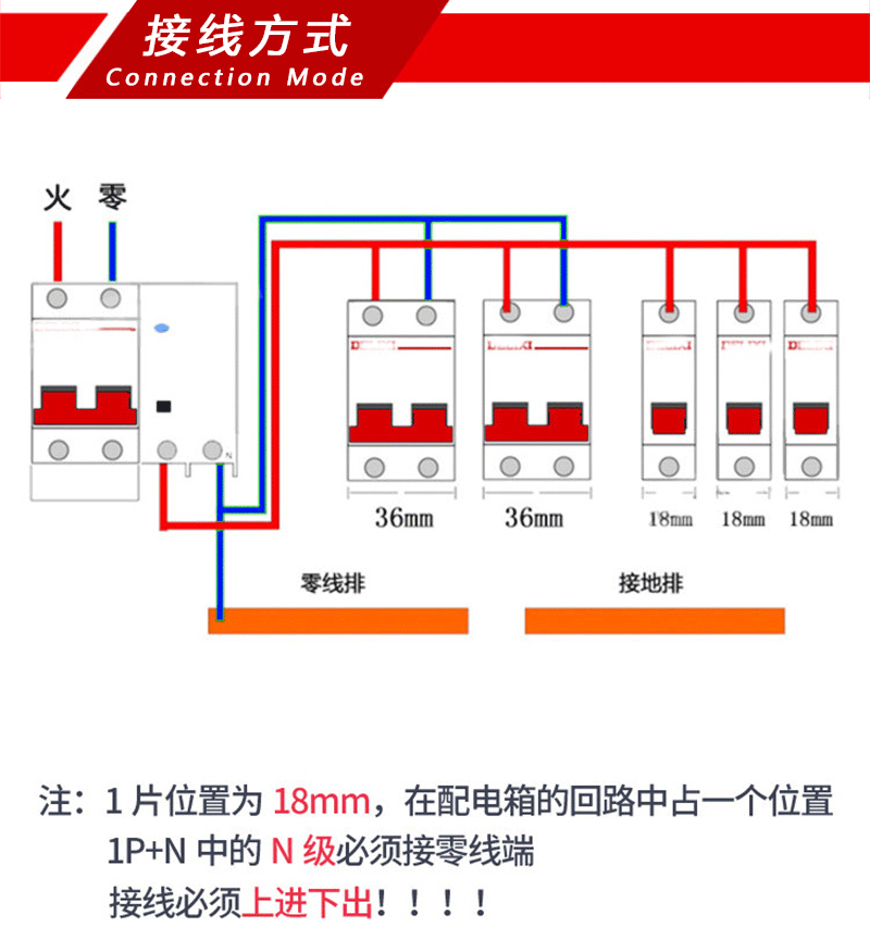 1p2p3p4p微断电闸空开C型dz47s空气开关家用小型断路器16A20A32A详情13