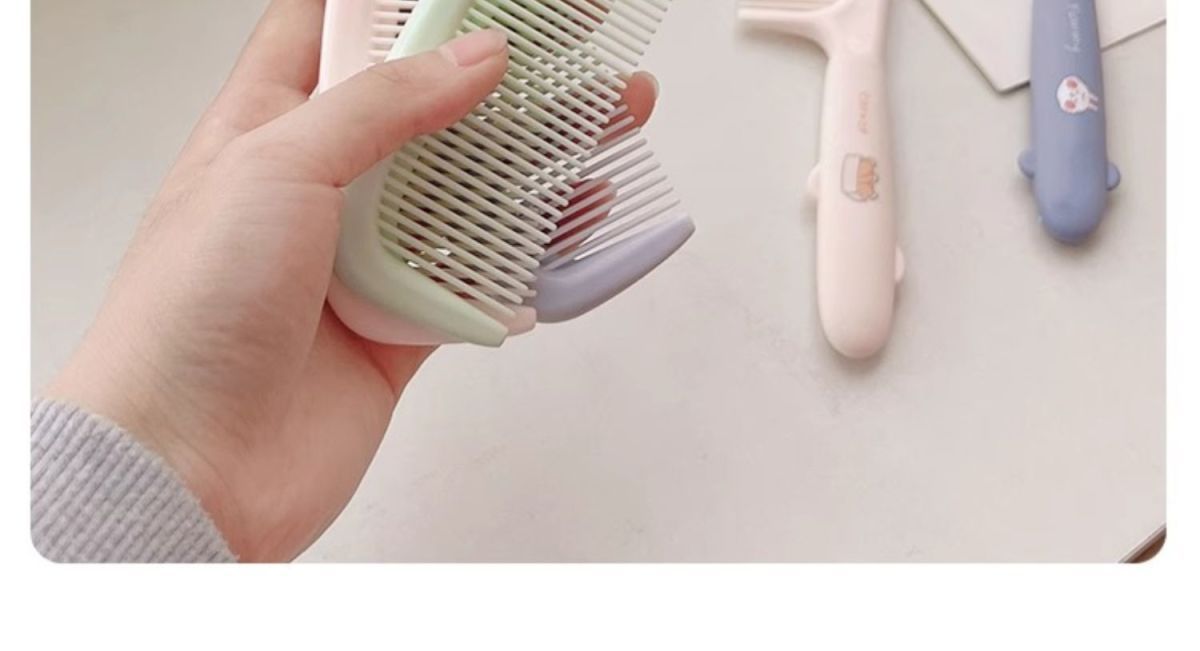 【 Exclusive Price for New Users 】 New cute and good-looking comb for long-haired girls and children with straight and smooth hair in a ponytail pic 12