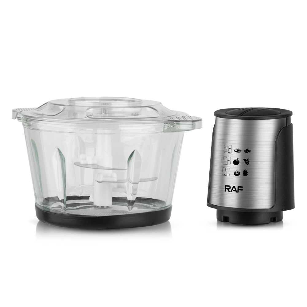 RAF European and American standard cross-border household electric meat grinder, glass visible stuffing grinder, garlic grinder, meat grinder, 2L pic 6