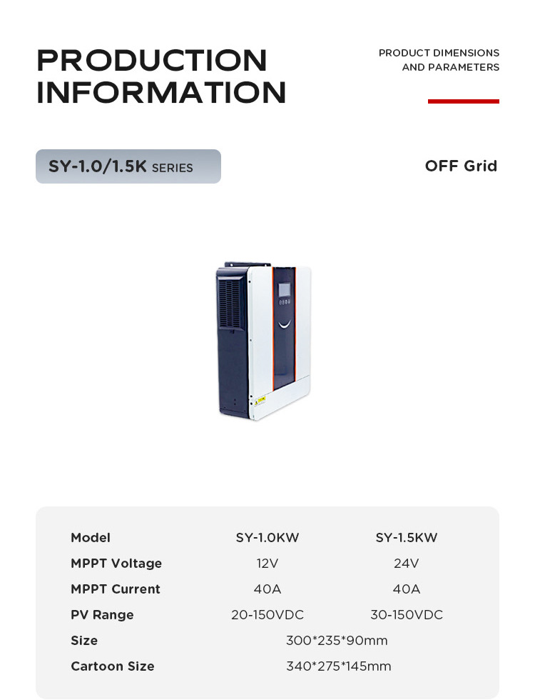 Liqun Solar photovoltaic reverse control integrated machine solar inverter 1KW-6.2KW genuine Bojia storage inverter pic 12