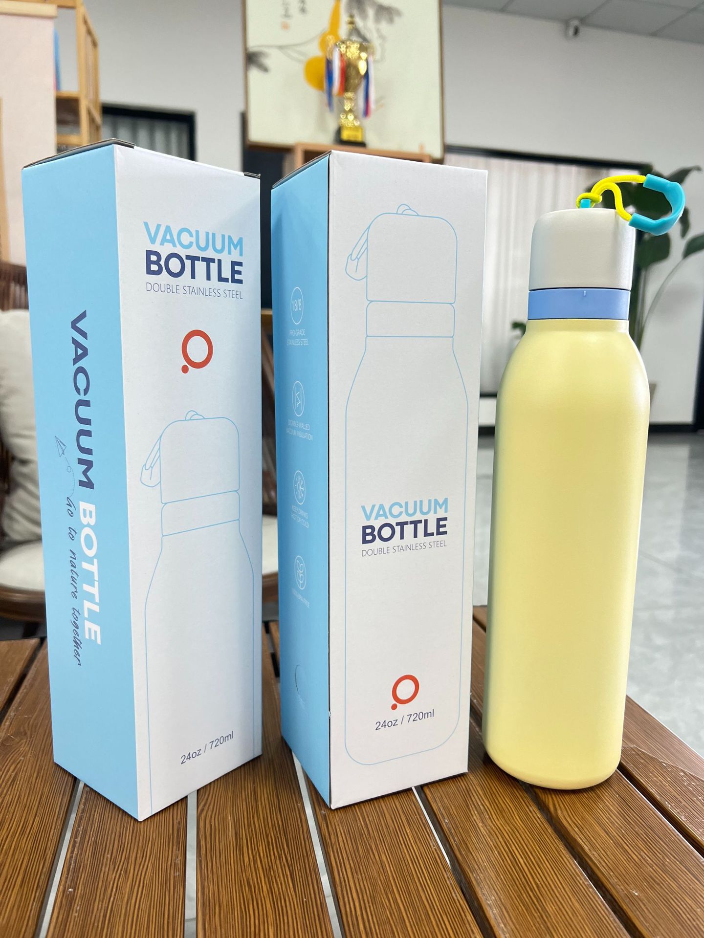 简约高颜值不锈钢保温杯马卡龙色系大容量运动水壶户外便携手提杯详情2