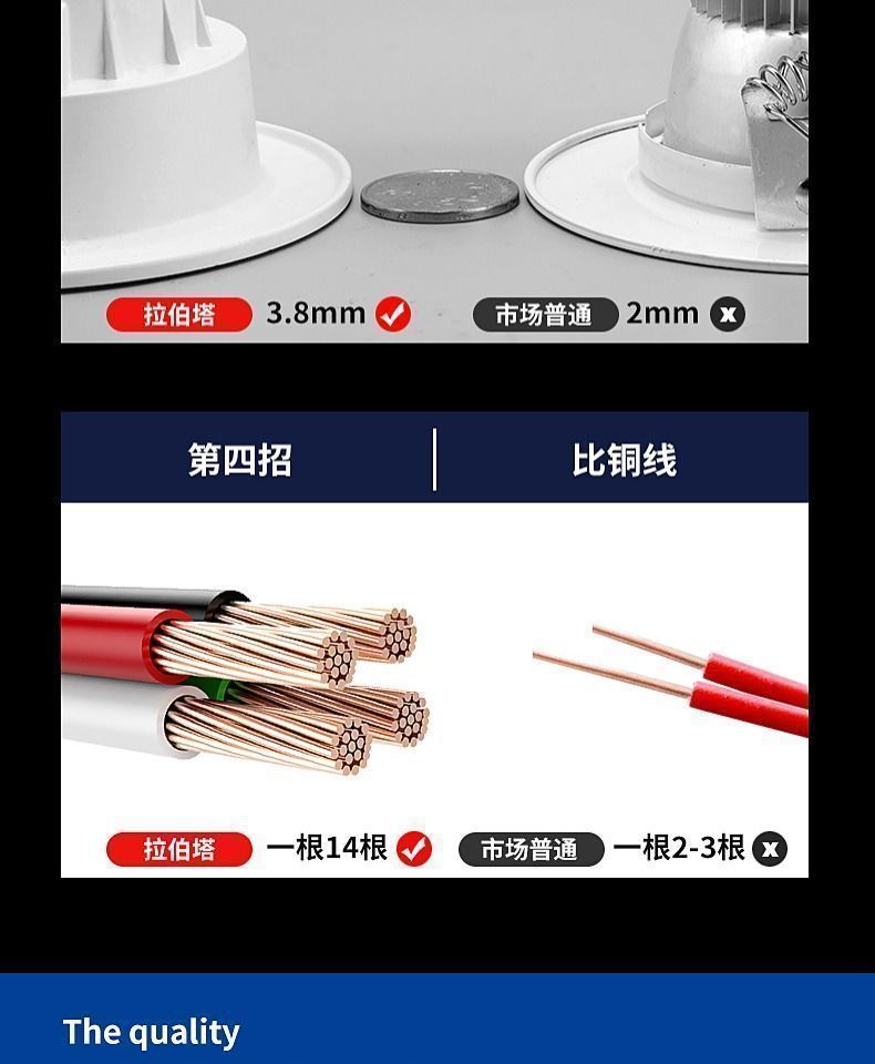 筒灯嵌入式家用led射灯暗装客厅吊顶孔洞灯简灯牛眼天花灯防眩灯详情11