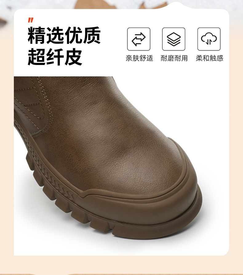 冬季羊毛劳保鞋男防砸轻便塑包头防护鞋防寒保暖加棉工作鞋工地鞋防滑劳友男士劳保鞋批发详情13