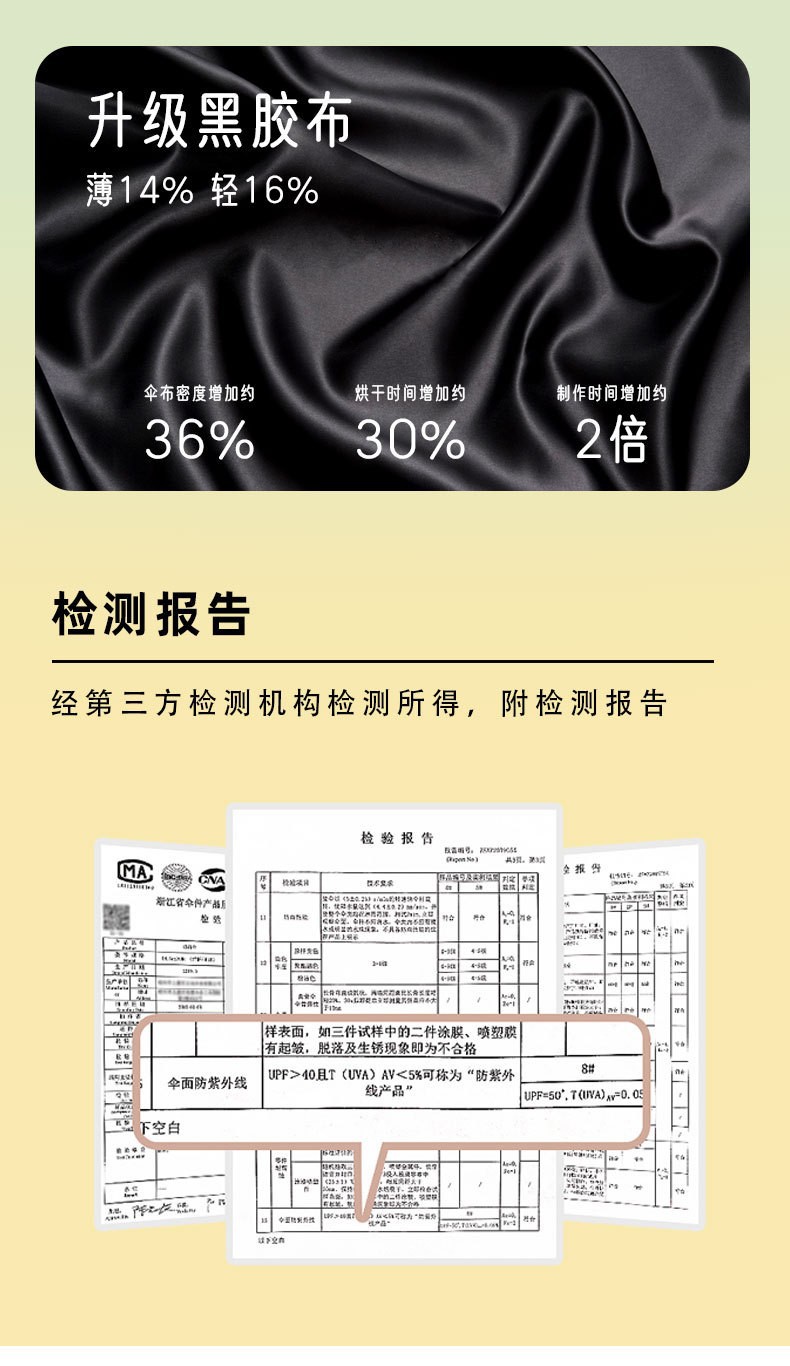 日系三折弯柄遮阳伞防晒晴雨两用折叠黑胶小巧便携雨伞现货批发伞详情6
