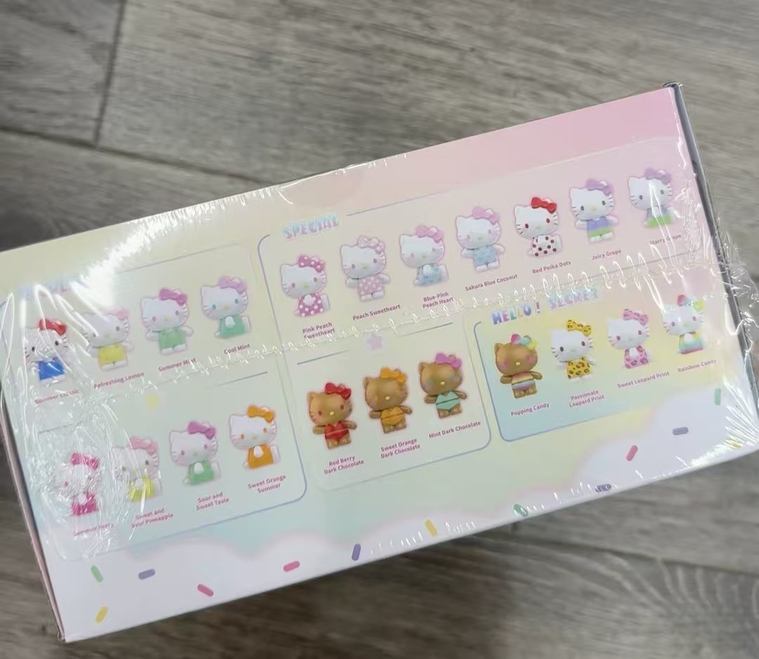 正版HelloKitty夏日彩虹糖系列盲袋盲盒整端送女生礼物摆件萌粒详情5