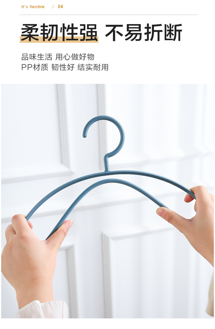 10个装无痕衣架 成人家用通用防滑防起包简约挂衣天天特卖有优惠详情7