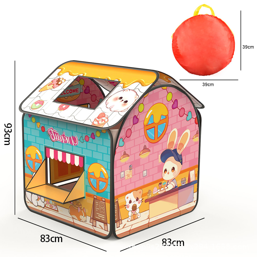 跨境亚马逊万圣节圣诞节儿童帐篷室内游戏屋小房子过家家玩具屋详情3
