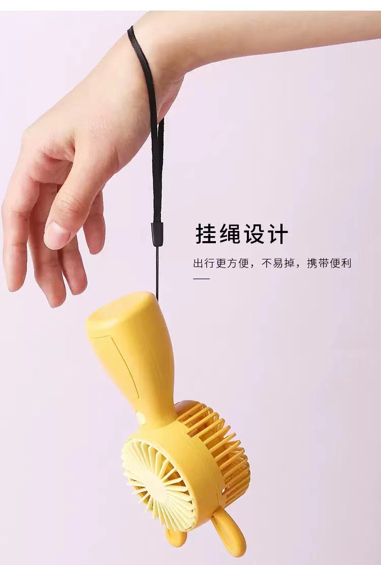 New portable charging handheld fan mini desktop for cute pets, student dormitory, office, outdoor USB charging pic 7