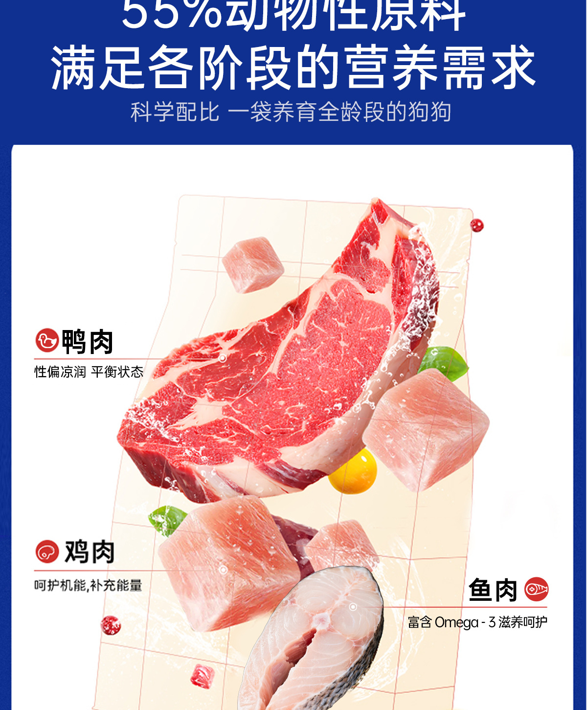 笑宠狗粮工厂宠物狗批发小型犬冻干蛋黄鸡肉鸡肝生骨肉幼犬粮成犬详情7