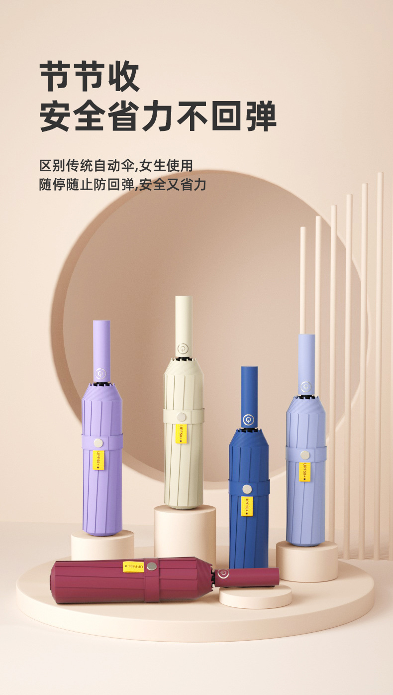 工厂批发加大男士自动雨伞自动伞晴雨伞加大加厚加固太阳伞遮阳伞详情1