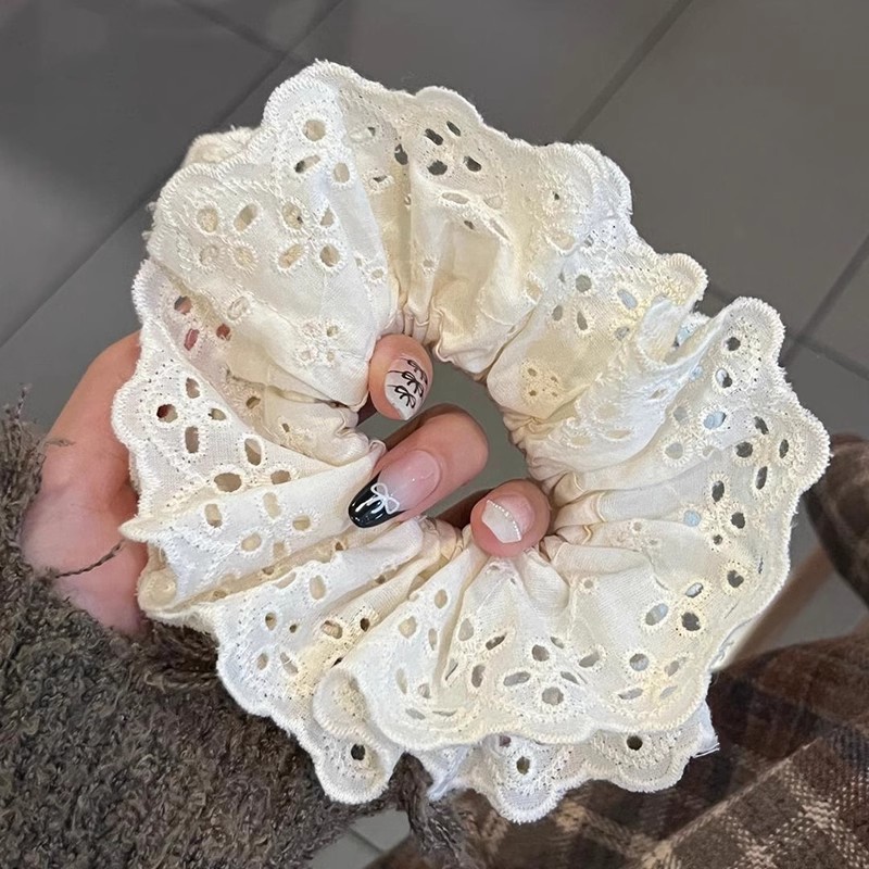 French 2025 new ballet-style large intestine hair band, cute bun hair tie, high-end hair tie, hair accessory and headwear pic 18