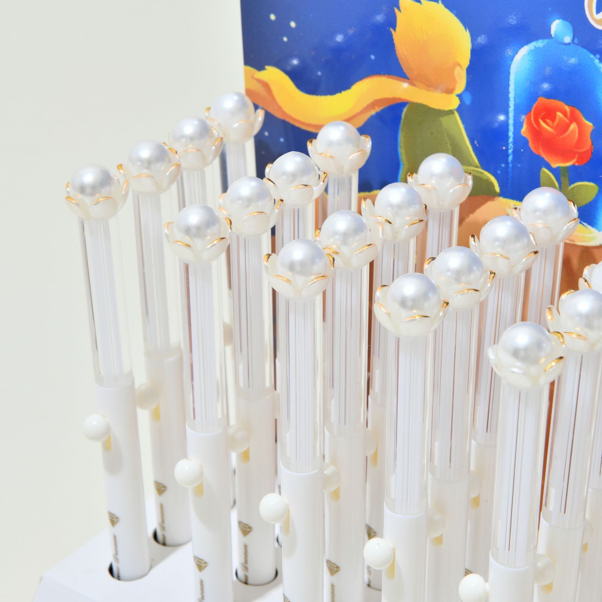 晨光可爱猫爪花朵卡通中性笔速干学生笔高颜值创意书写笔饰品配件散珠串珠详情4