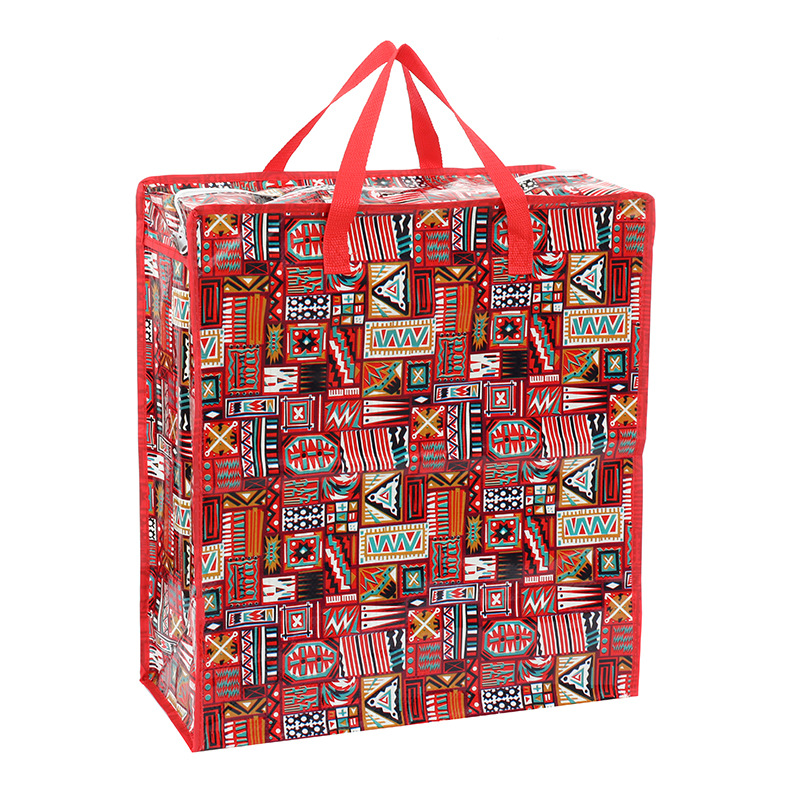 厂家批发衣物收纳袋防水防潮编织袋家用棉被衣服收纳手提打包袋详情13