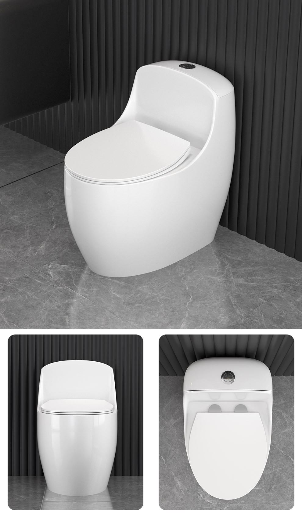 家用小户型马桶大口径超漩虹吸式节水坐便器静音隔臭陶瓷批发工程详情25