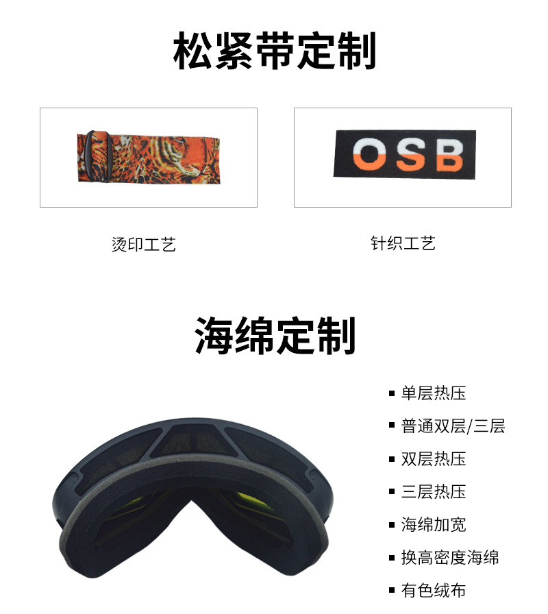 新款滑雪镜双层防风防雾滑雪镜户外滑雪登山骑行护目镜球面大视野详情14