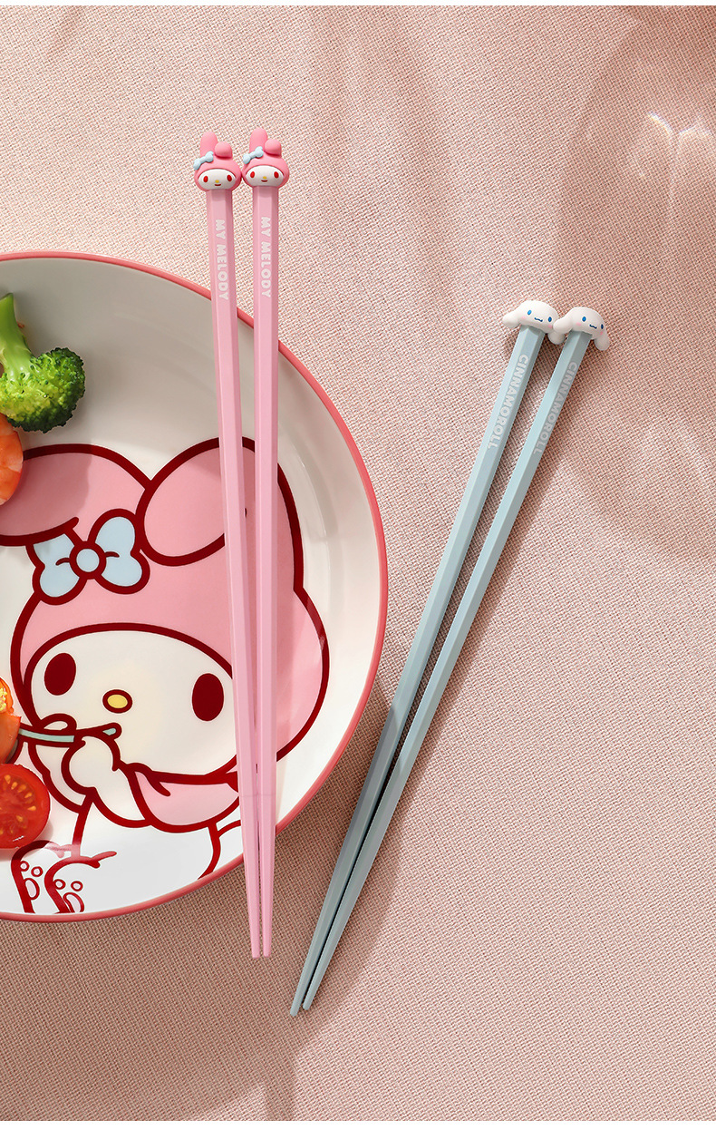 2024年三丽鸥筷子家用高颜值高档轻奢单人装一人一双日常可爱专用防霉详情12