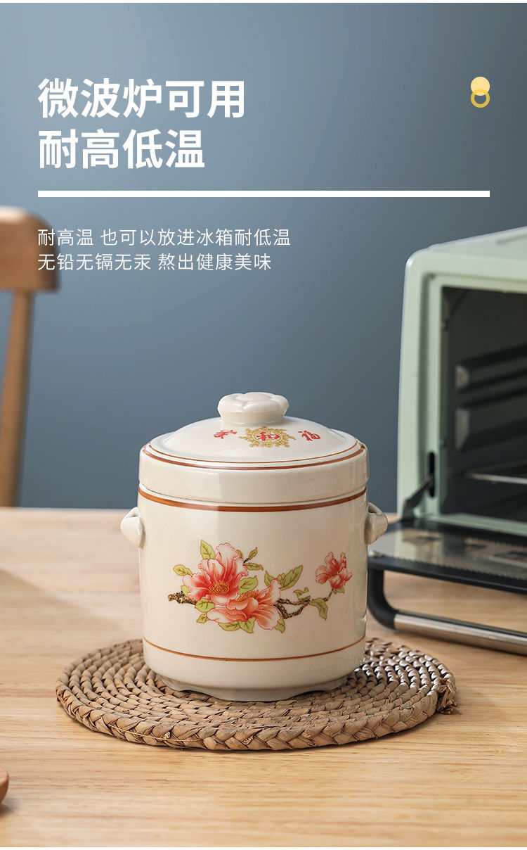 Large-capacity dedicated single-person soup pot with lid, double-ear household soup pot, double-lid kitchen commercial soup pot pic 4