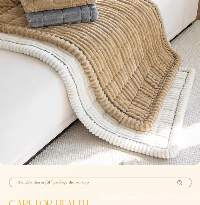 Corduroy sofa cushions for autumn and winter, new 2024 plush seat cushions, simple, modern, anti-slip furniture, leather sofa pic 19