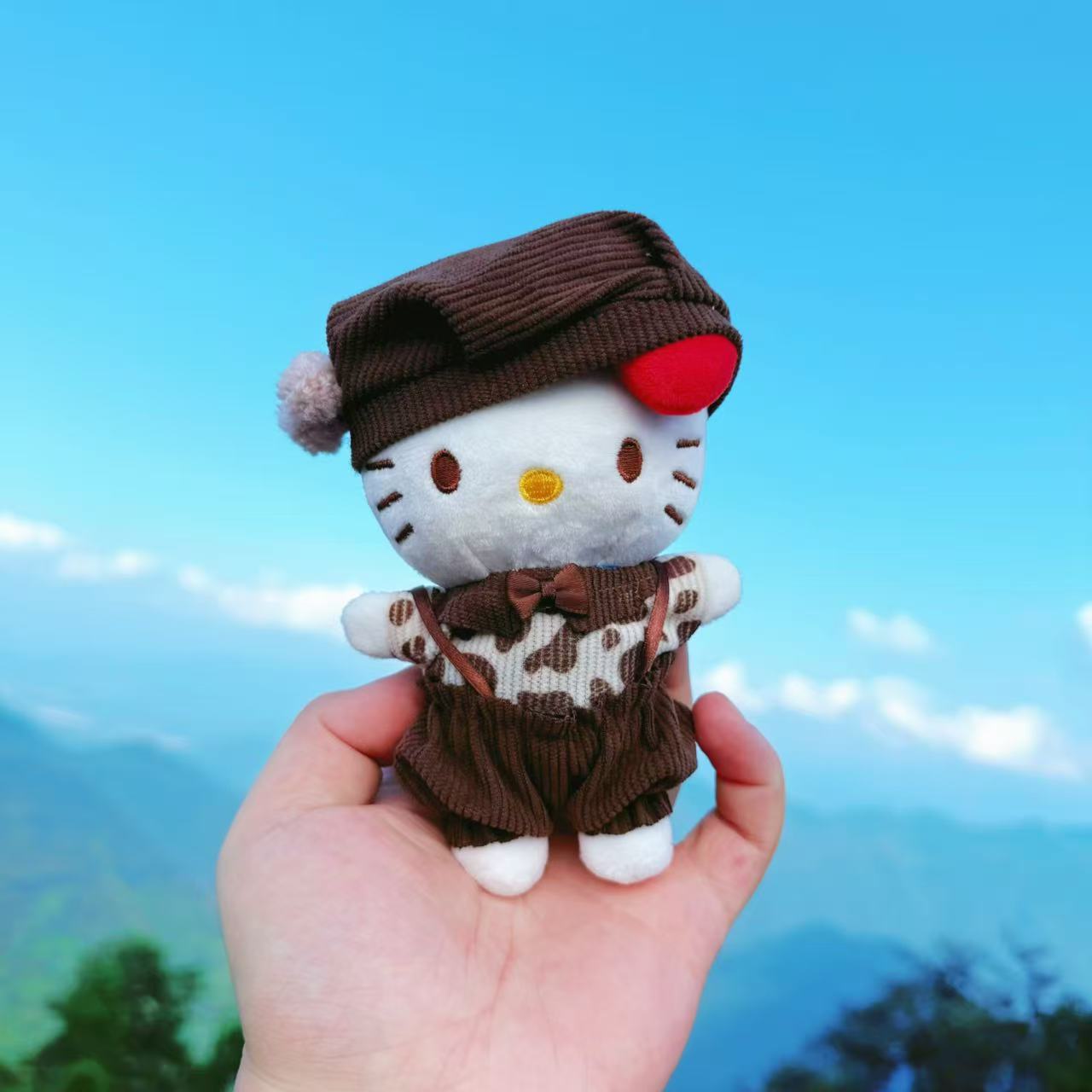 正版hellokitty毛绒玩偶钥匙扣挂饰经典凯蒂猫包包挂件送女友礼物详情22