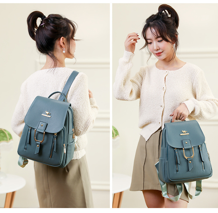 女士双肩背包高颜值多功能大容量背包2024春季新款洋气时尚休闲包详情24