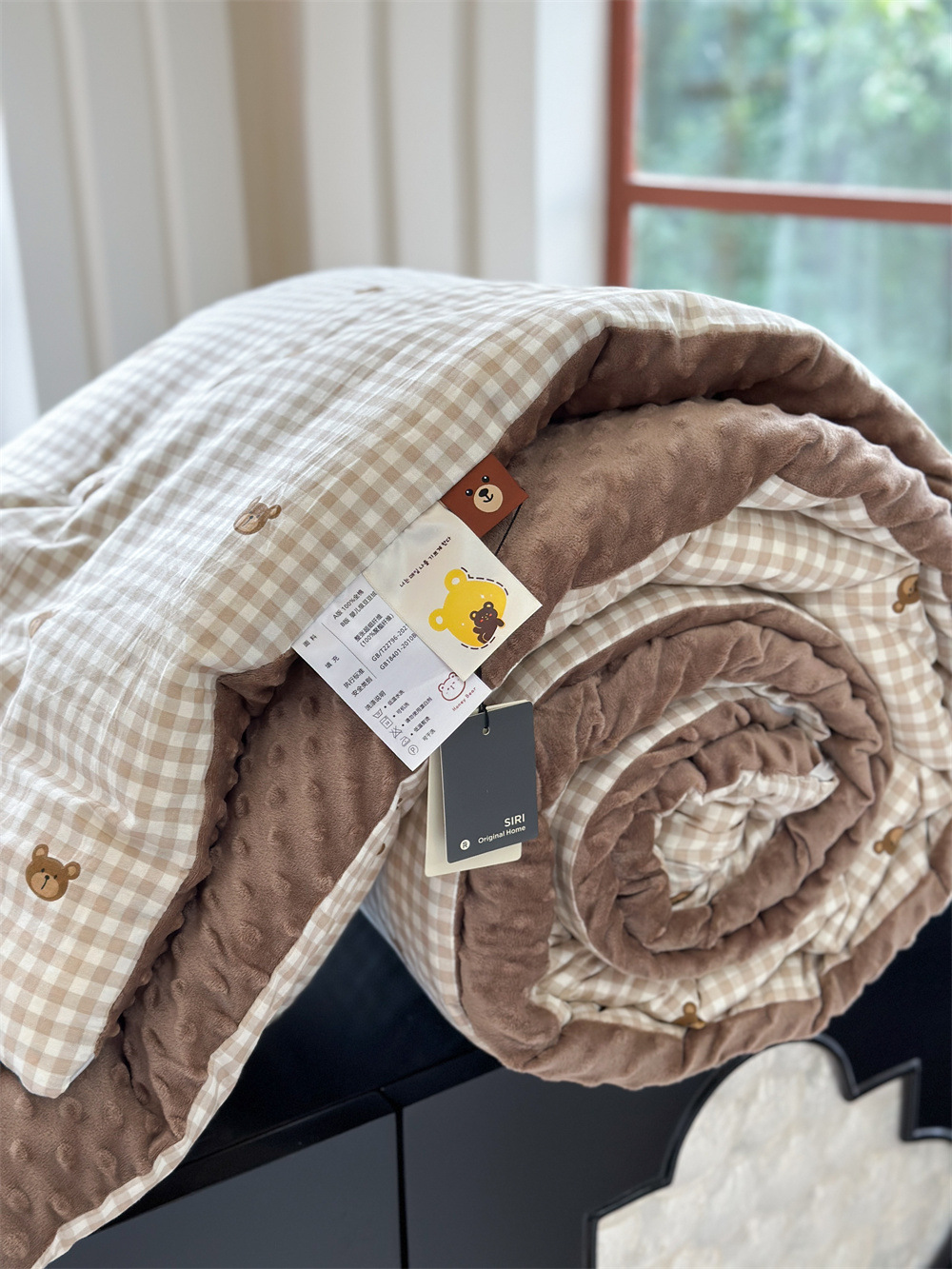 13372 All-cotton cartoon small floral print spring and autumn quilt soothing, bean quilt warm and fleece winter quilt core pic 36