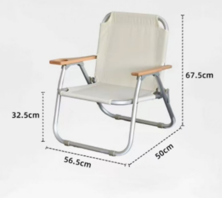 YEZHULIN户外露营折叠椅铝合金折叠双人椅子便携式靠背休闲椅详情7