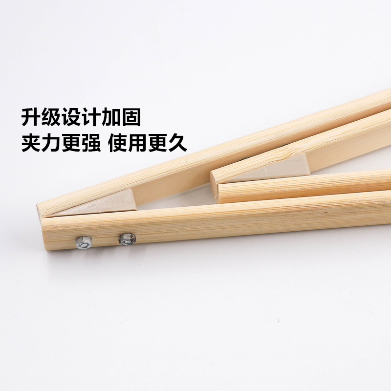 P66D竹夹子垃圾夹多功能物业环卫保洁清洁夹加长便携取物夹竹制夹详情3
