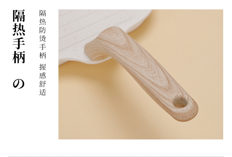 可拆卸煎锅铸铁平底锅煎盘厨房用具耐用不粘健康详情8
