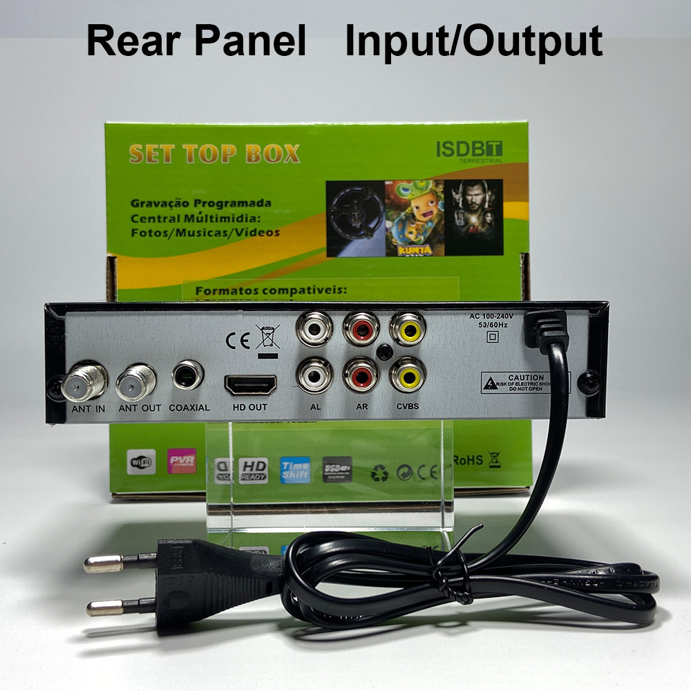 South American ISDB set-top box, Brazil, Chile, Peru, Ecuador, Argentina -T high-definition digital tv box TV pic 5