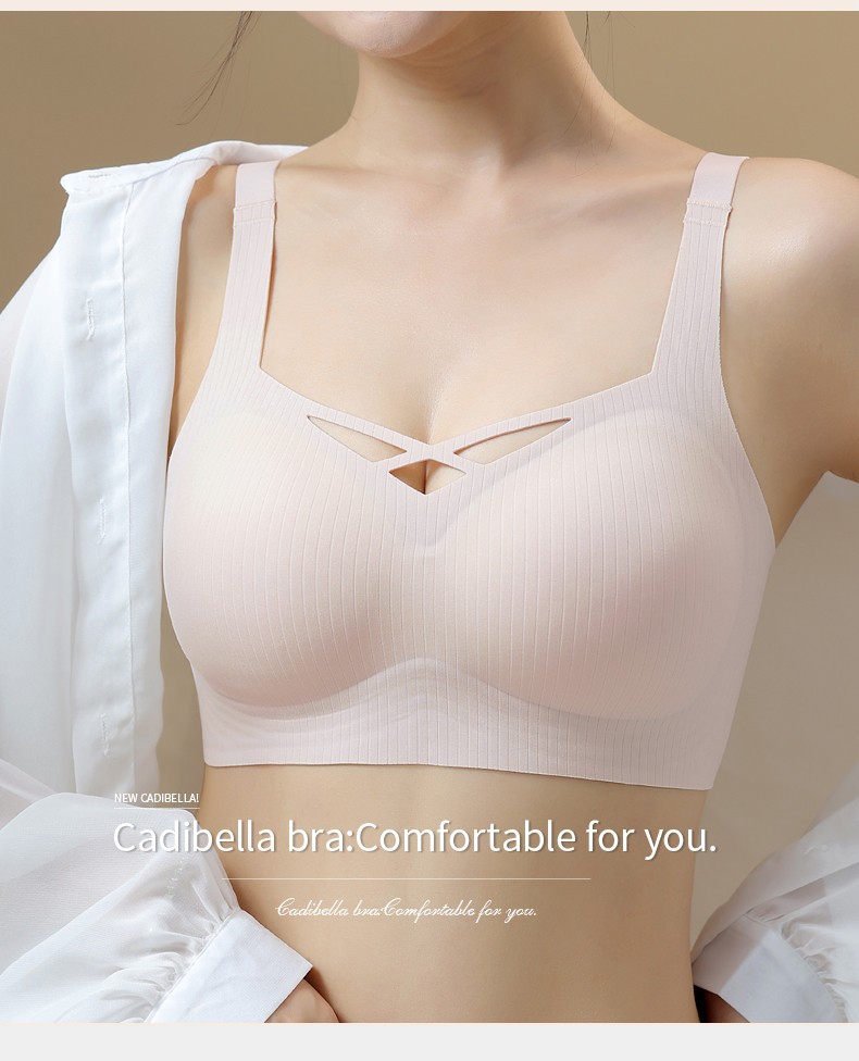 Skin-friendly underwear for women: Gather small breasts to look larger; prevent outward expansion; palm cups to look larger; bras to tuck in breasts and prevent sagging pic 27