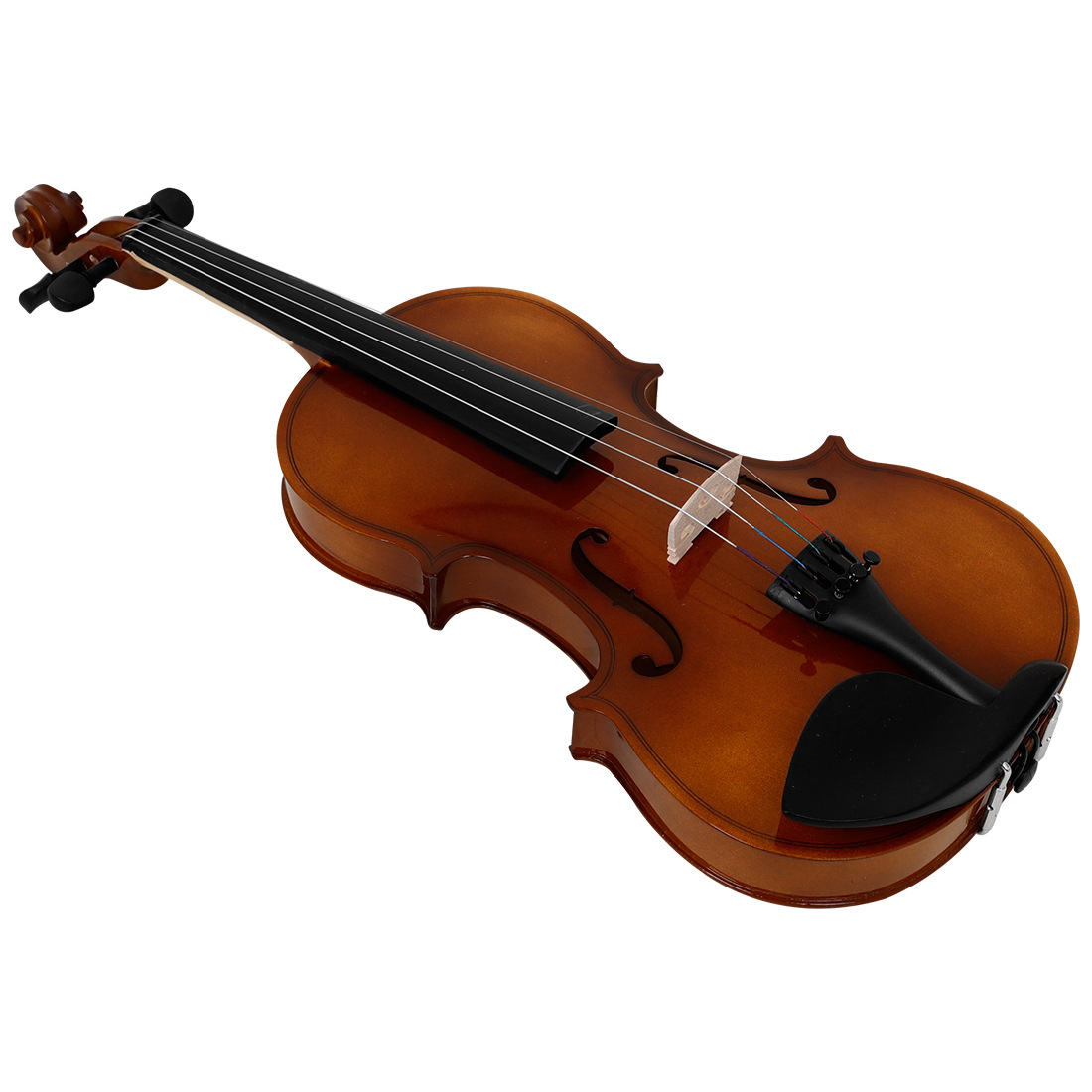 Multi-functional violin set: bow, case, shoulder rest, tuner, rosin, strings, chin rest, fingerboard, stickers, guitar stand, door handle, gloves, storage, suitable for saxophone pic 10