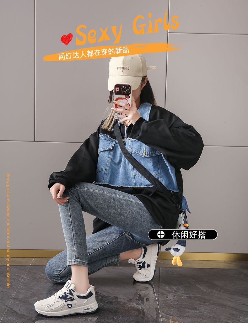 女鞋春季2025新款轻便软底休闲运动鞋跑步减震阿甘鞋学生老爹鞋女详情1