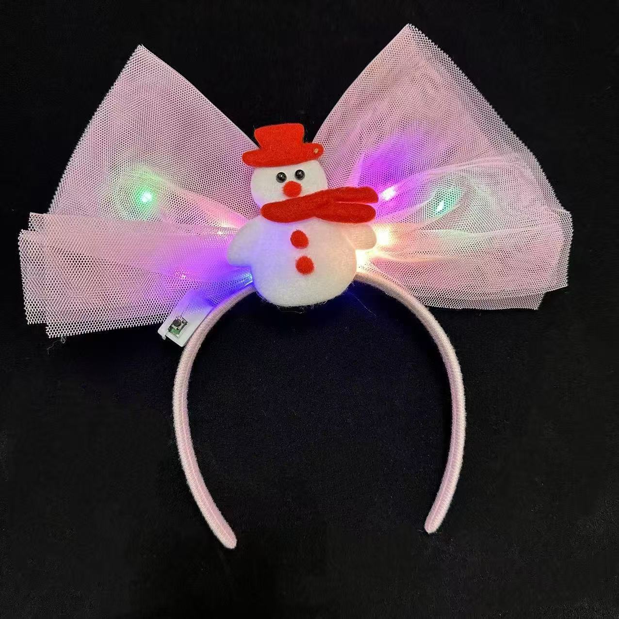 网红发光天使翅膀背饰地摊夜市热销闪光花环兔子发箍彩球蝴蝶头饰详情23