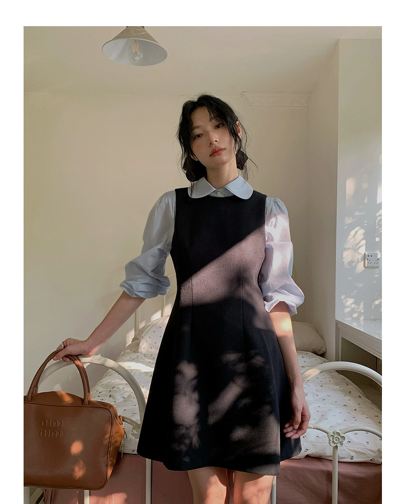 【候麦的春天】歌铭法式娃娃领衬衫春季新款复古蕾丝上衣女Y1122F详情63