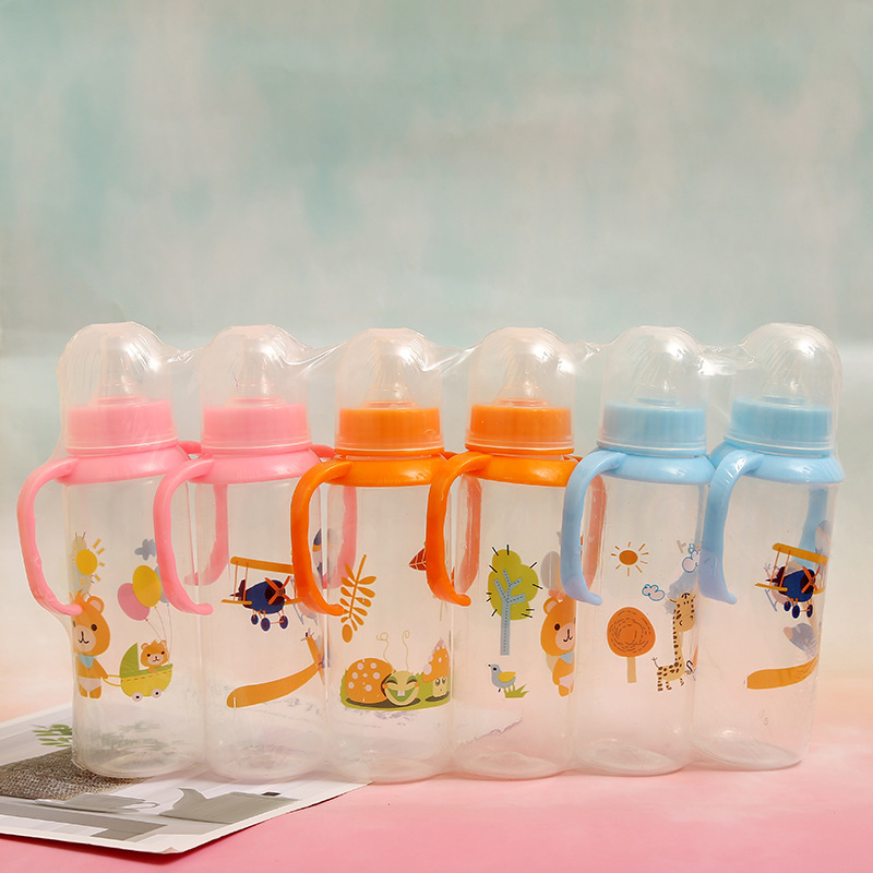 Cross-border wholesale of 250ml PP plastic durable baby bottles for newborns and infants in foreign trade pic 3