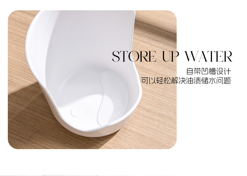 锅盖架勺子台面收纳盒免家用汤匙打孔子陶瓷勺置物架厨房盒托托架详情8