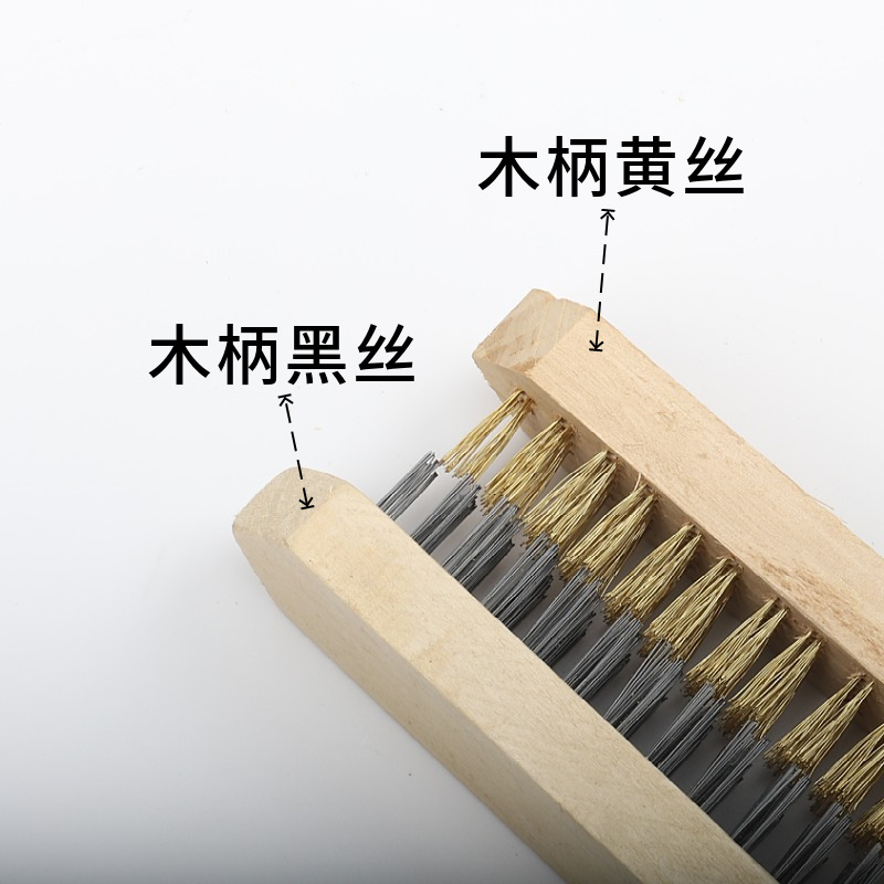 Wholesale of wooden handle steel wire brushes, rust removal brushes, fish scale brushes, grinding, rust removal, polishing and cleaning tool brushes from the manufacturer pic 16
