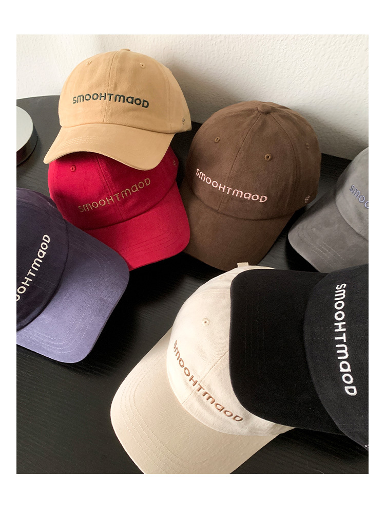 字母刺绣蓝色棒球帽女2025年春新款韩版显脸小帽子高品质鸭舌帽潮详情10