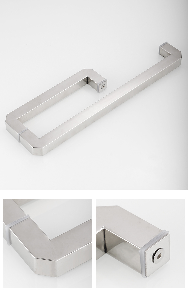 厂家304淋浴房拉手 酒店浴室玻璃门把手 大门推拉门不锈钢拉手详情18