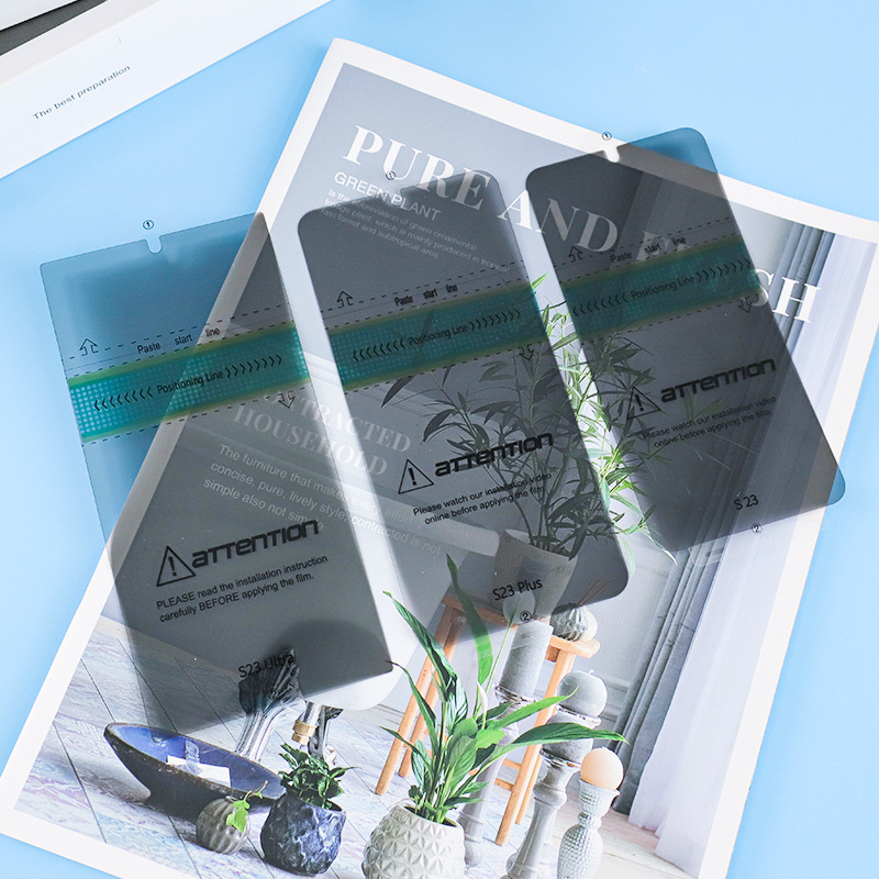Wholesale of Samsung S23ultra protective film curved surface self-healing s23+ water condensation film anti-peeping tpu film pic 11